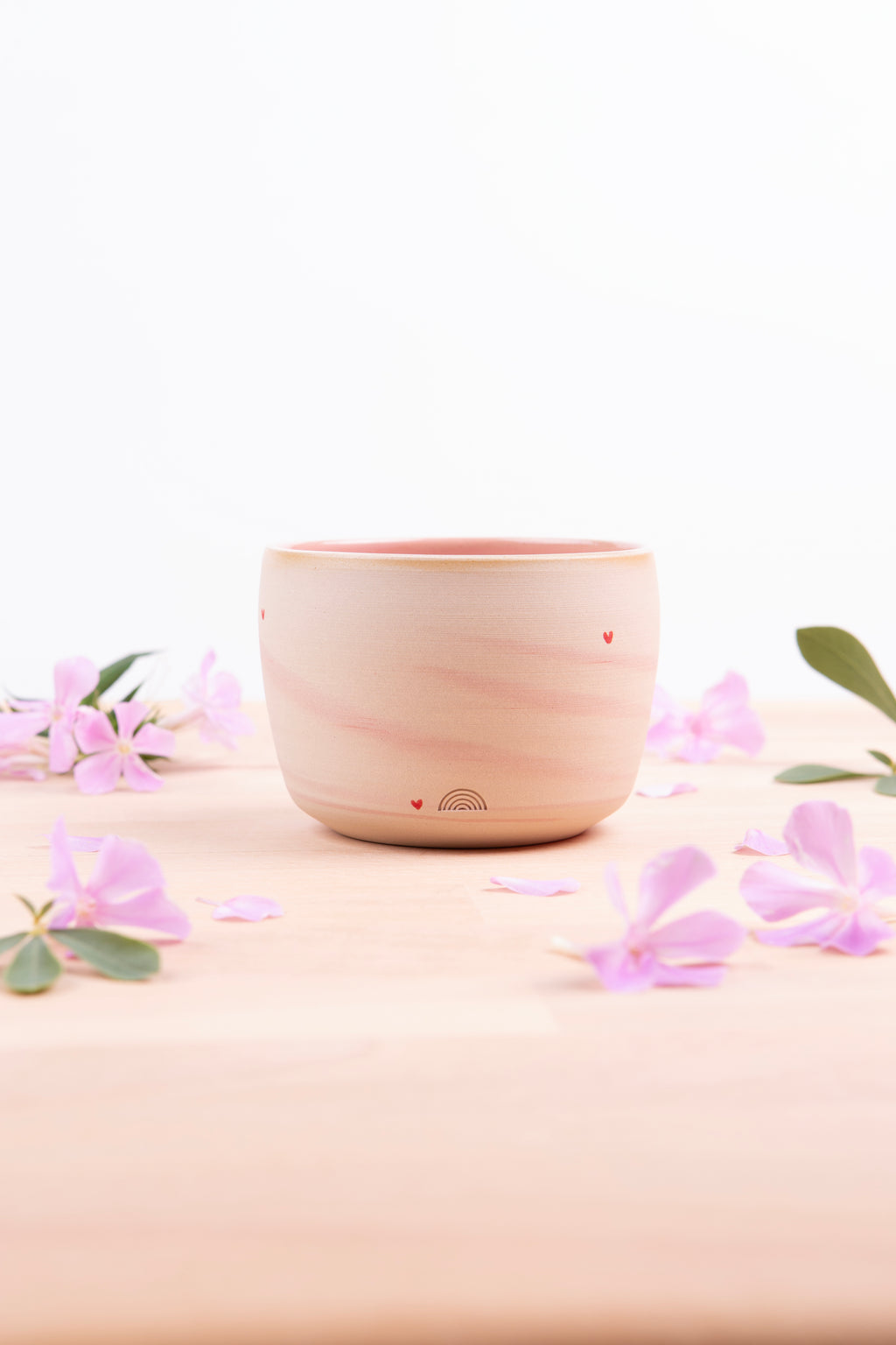 Cup - Red Marble (0986)