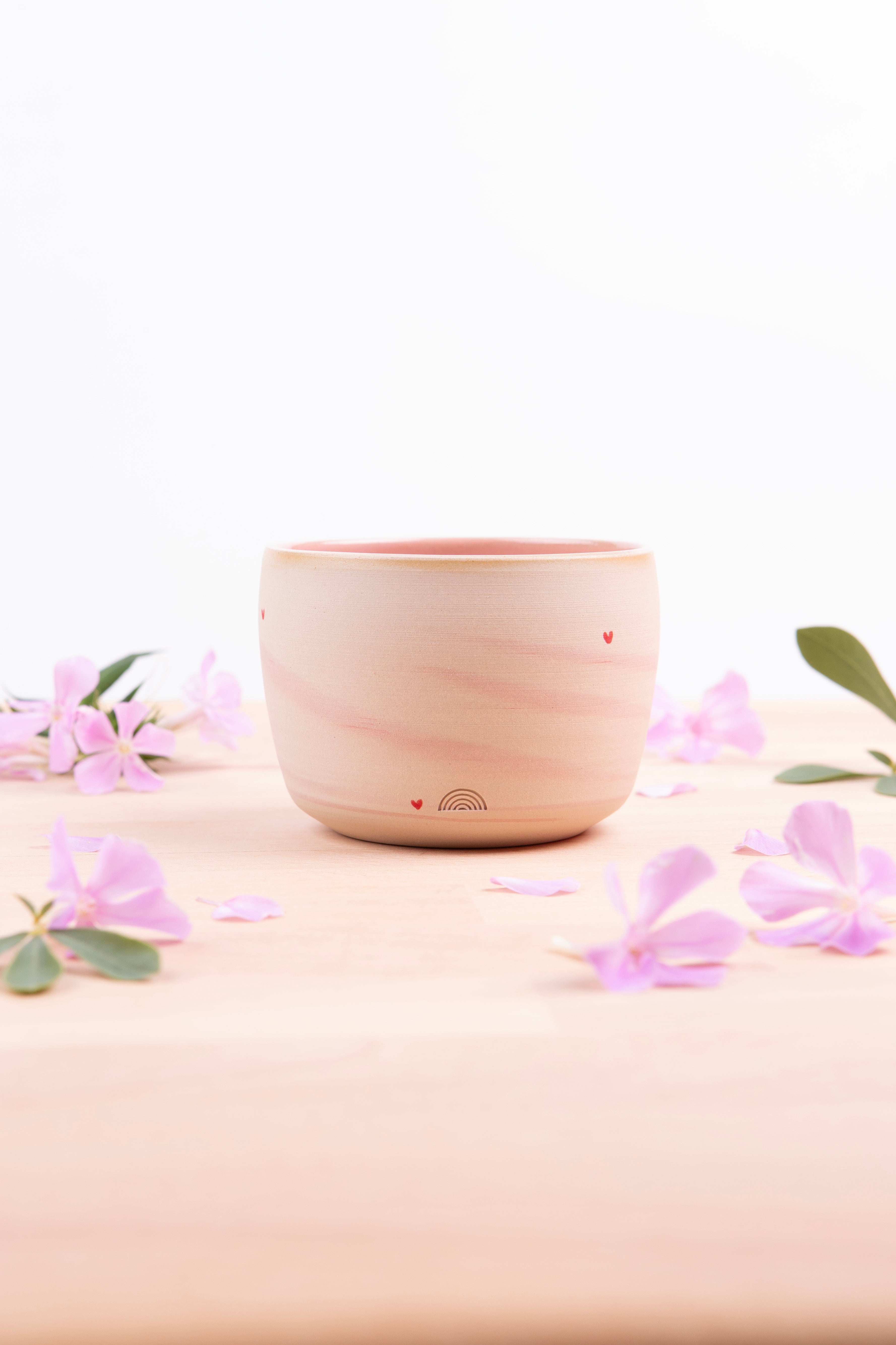 Cup - Red Marble (0986)